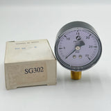 Precision Pressure Gauge SG302 0-30psi 1/2” Bottom Mount Thread 2” Face NIB
