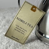 Nobili-Tea 1.0 Qt High-Quality Stainless Steel Whistling Tea Infuser Kettle