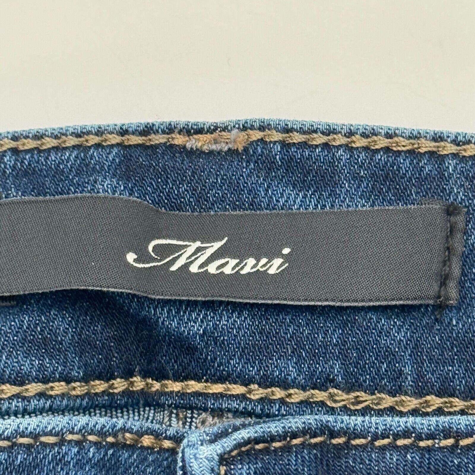 Mavi Alexa Womens Mid-Rise Skinny Jeans Denim Blue Stretch Dark Wash Size 34x30