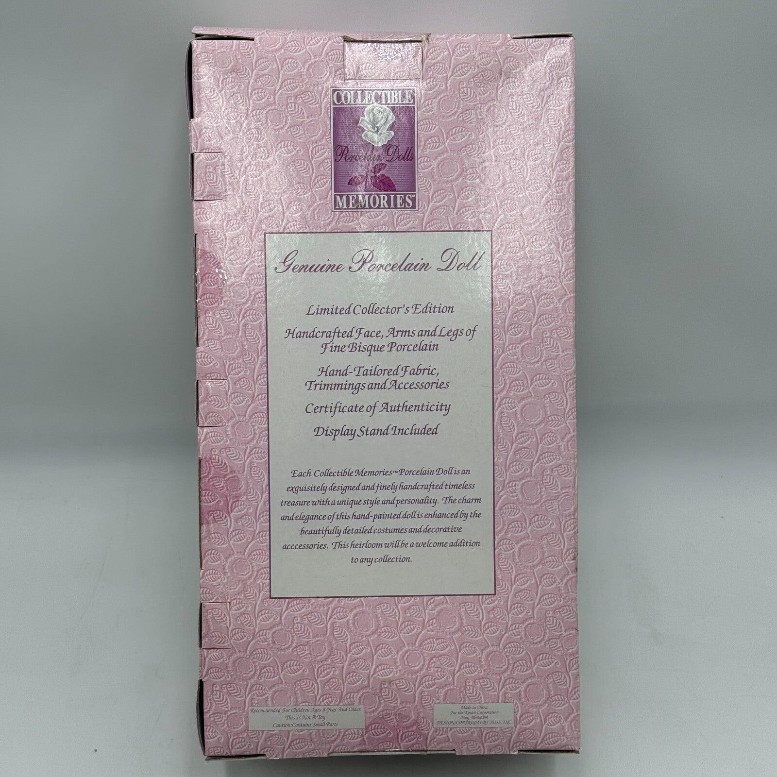 Collectible Memories Isabel Handcrafted Genuine Porcelain Doll LIMITED EDITION