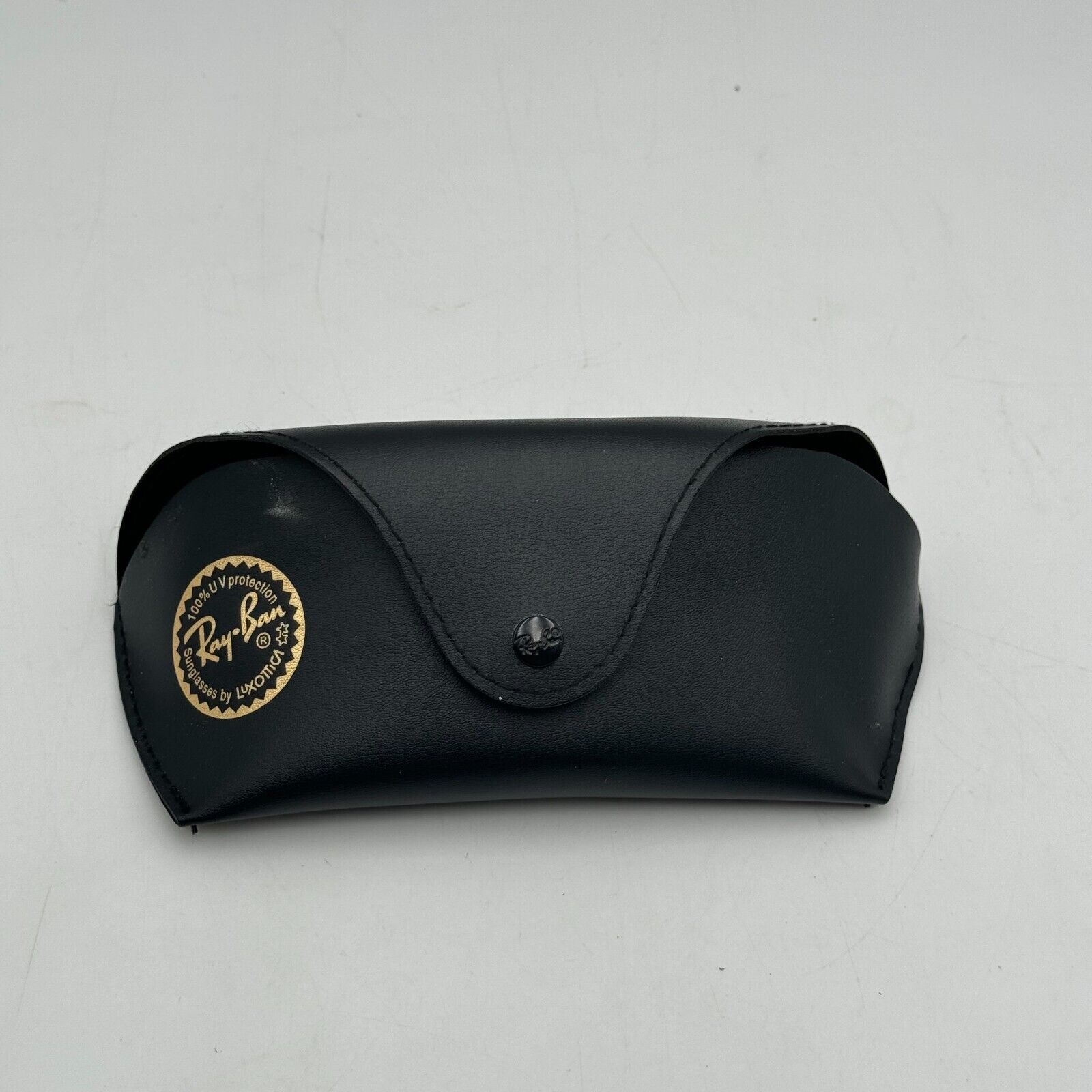 Authentic Ray-Ban Black Leather Sunglasses Snap Hard Case
