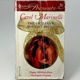 The Sicilian's Bought Bride by Carol Marinelli 2006 PAPERBACK BOOK