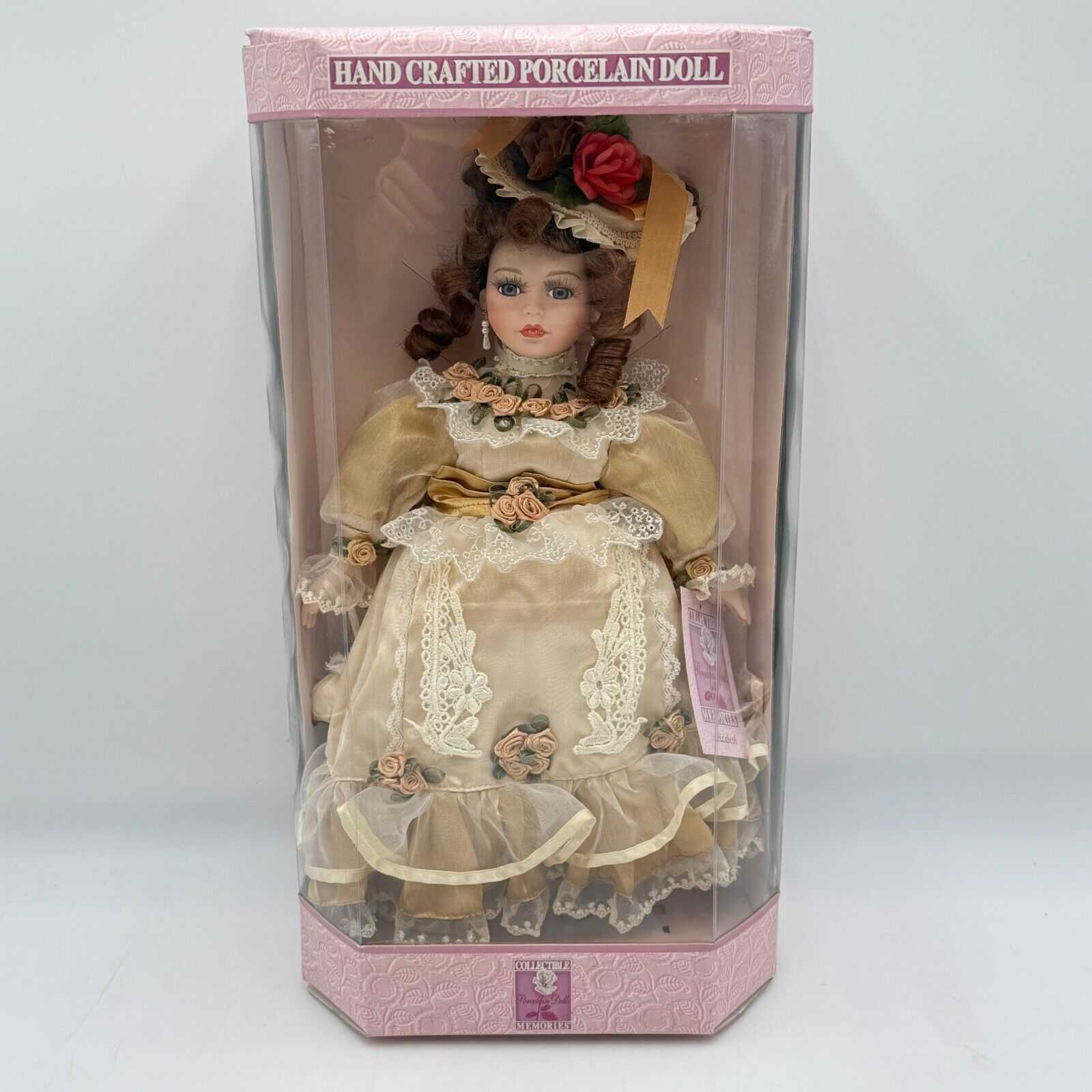 Elizabeth Handcrafted Porcelain Doll Collectible Memories New In Box Unopened