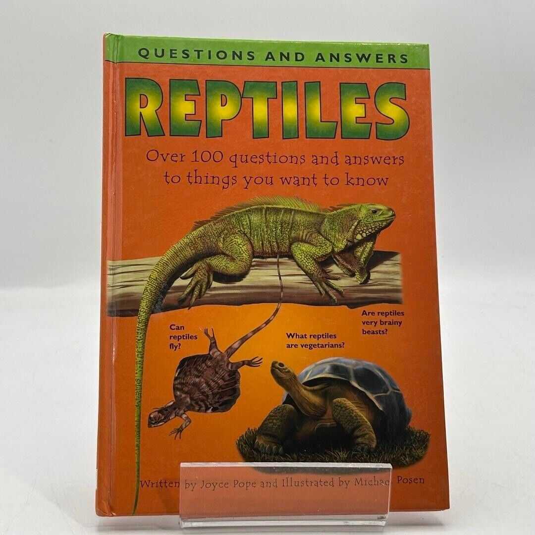 Reptiles Questions and Answers by Joyce Pope 2000 HARDCOVER BOOK