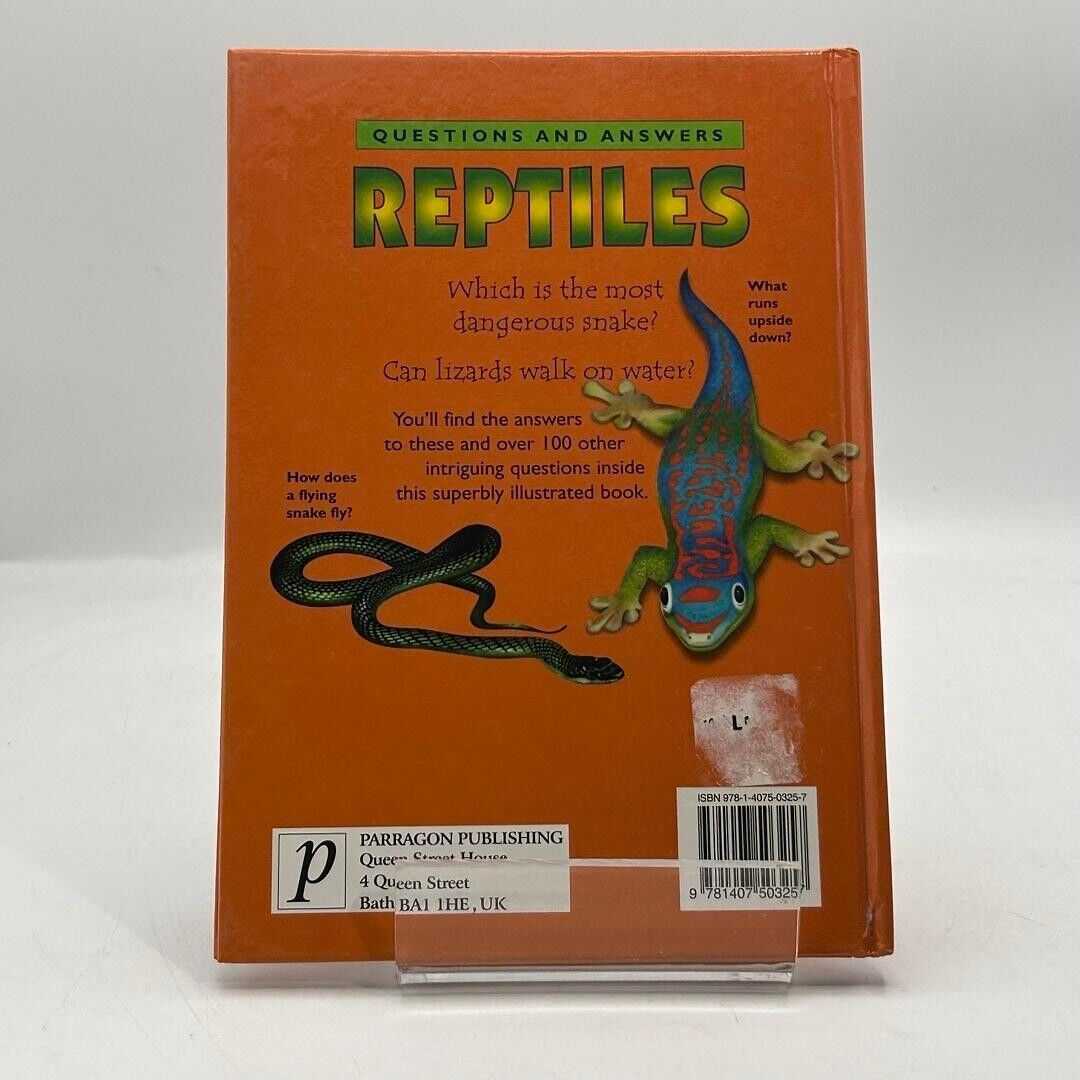 Reptiles Questions and Answers by Joyce Pope 2000 HARDCOVER BOOK