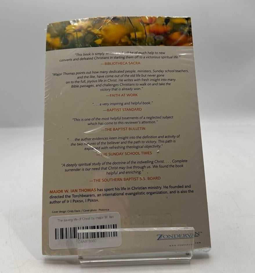 The Saving Life of Christ by Major W. Ian Thomas 1989 PAPERBACK BOOK