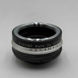 Vivitar Auto 2X Custom Tele-Converter Model 2X-1 Made in Japan Plus Case